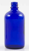 Sample of the larger cobalt blue bottles