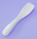 Dual Sided Curved Spatula, White