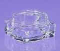 10 Gram Square Clear Jar Base